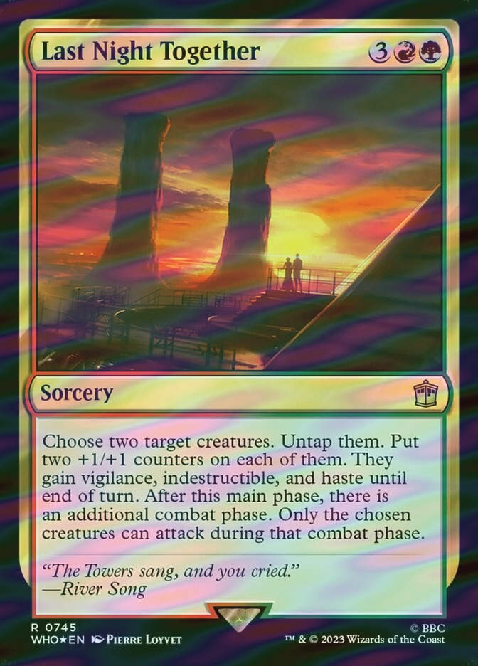 Last Night Together (WHO) (745) / Surge Foil