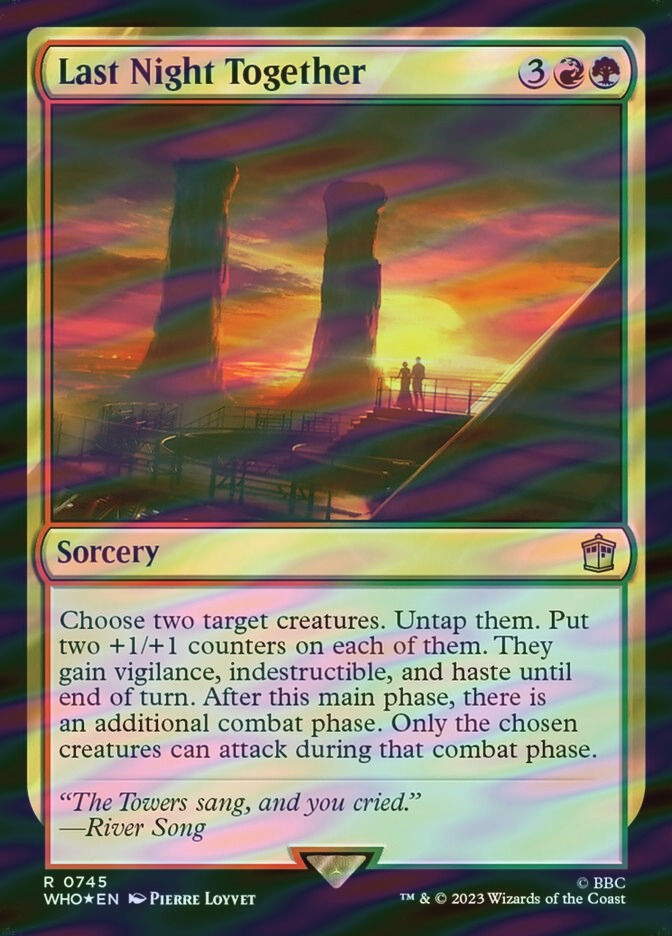Last Night Together (WHO) (745) / Surge Foil