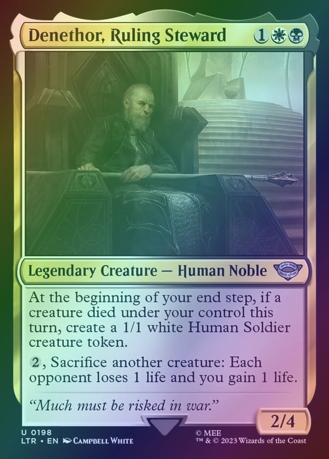 Denethor, Ruling Steward (LTR) (198) / Foil