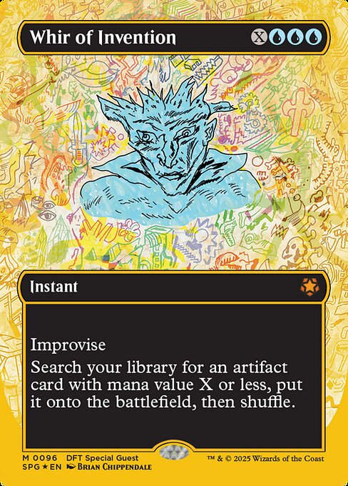 Whir of Invention (SPG) (96) / First Line Foil / Borderless