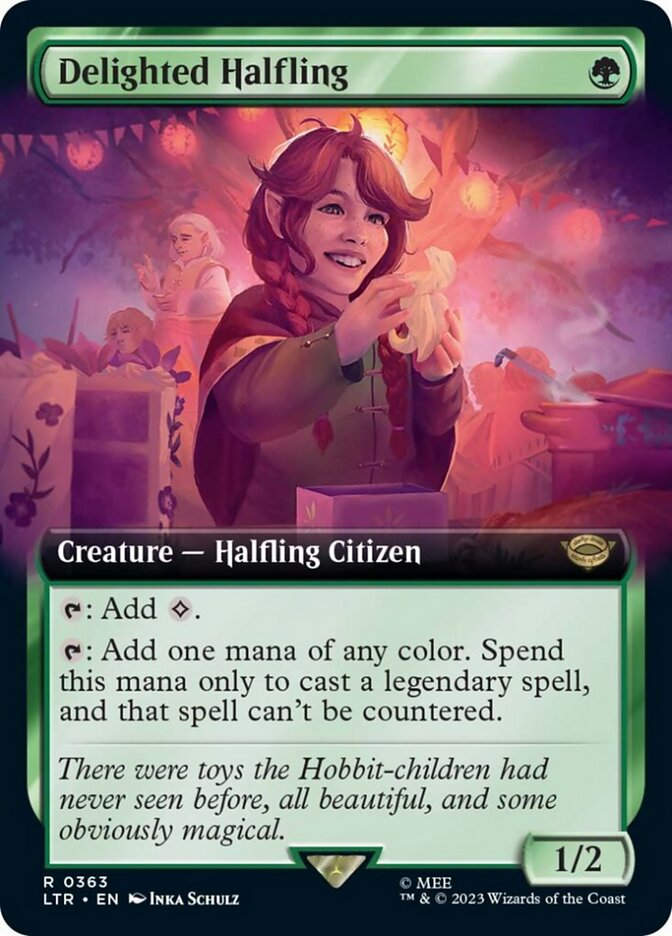 Delighted Halfling (LTR) (363) / Extended Art