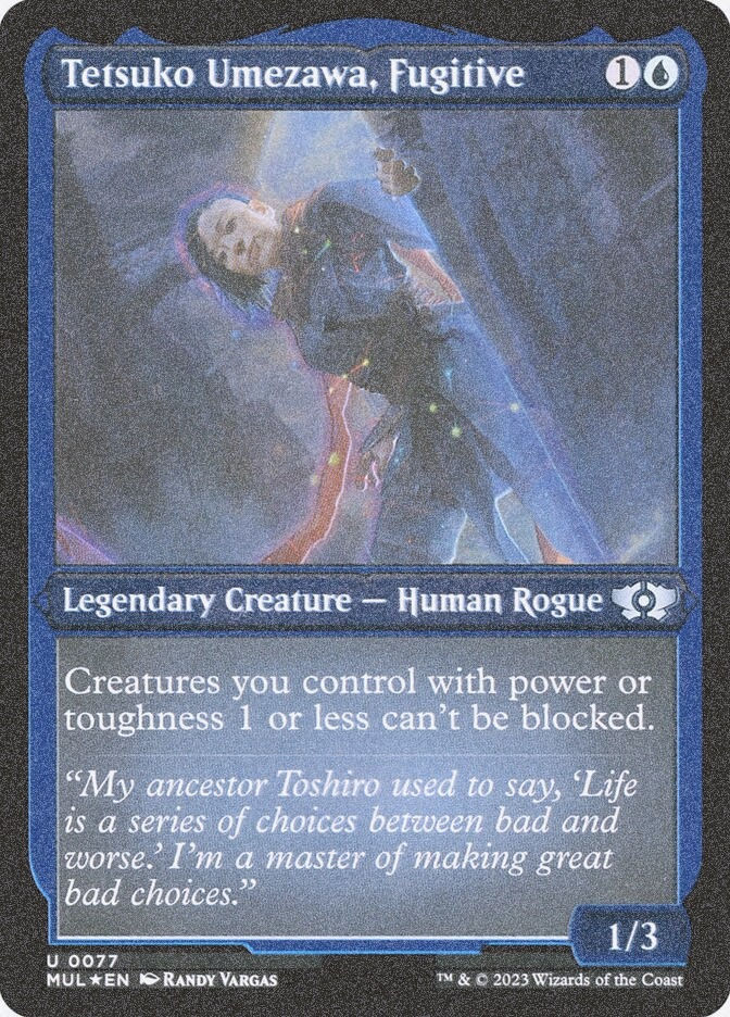 Tetsuko Umezawa, Fugitive (MUL) (77) / Foil Etched