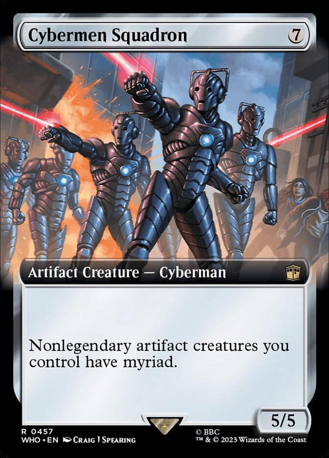 Cybermen Squadron (WHO) (457) / Extended Art