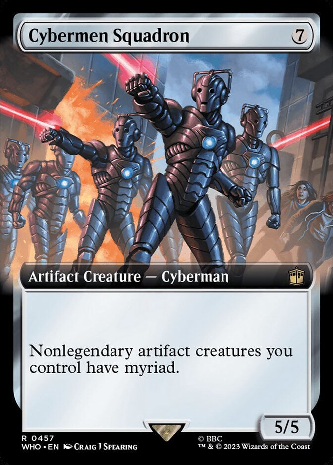 Cybermen Squadron (WHO) (457) / Extended Art