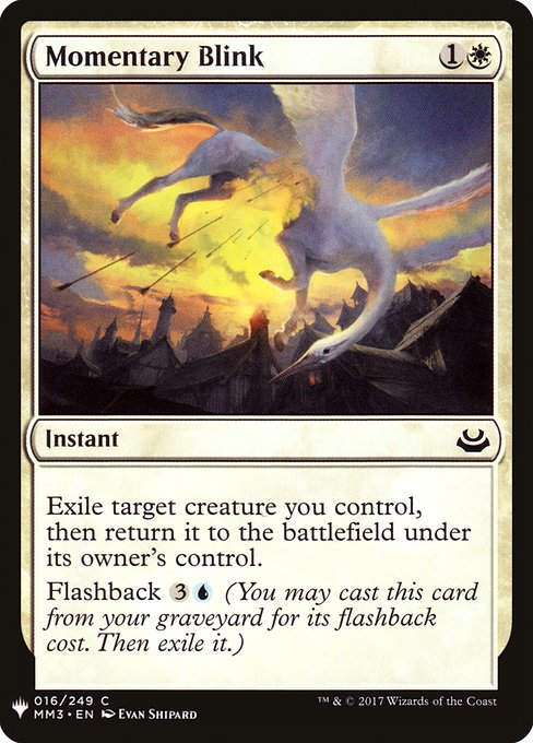Momentary Blink (PLST) (MM3-16)