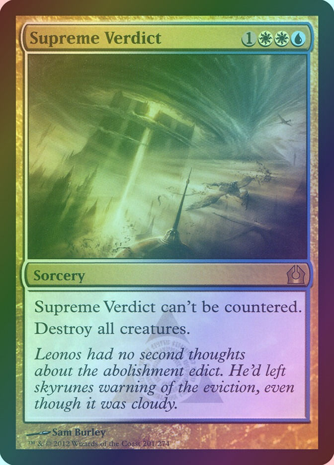 Supreme Verdict (RTR) (201) / Foil