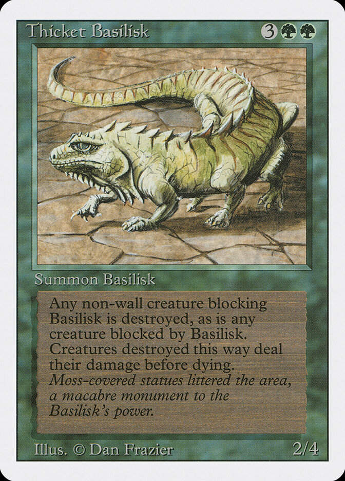 Thicket Basilisk (3ED) (218)