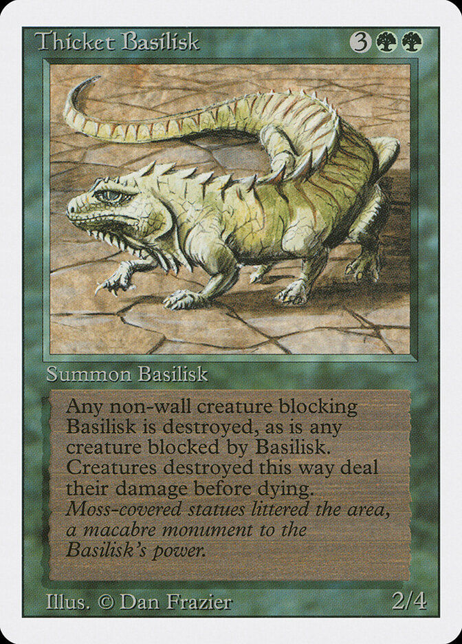 Thicket Basilisk (3ED) (218)