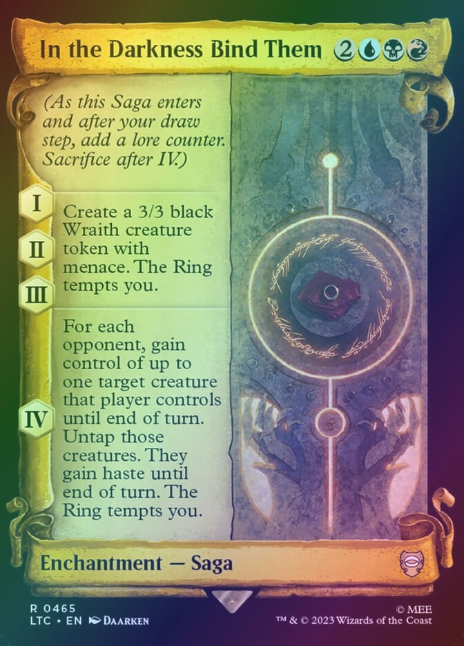 In the Darkness Bind Them (LTC) (465) / Showcase / Foil