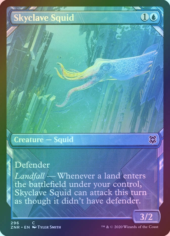 Skyclave Squid (ZNR) (296) / Showcase / Foil