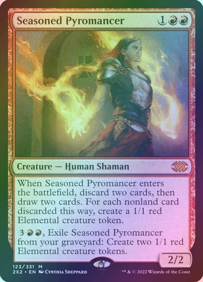 Seasoned Pyromancer (2X2) (123) / Foil