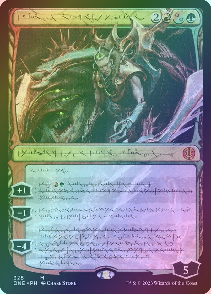 Lukka, Bound to Ruin (ONE) (328) / Showcase / Foil