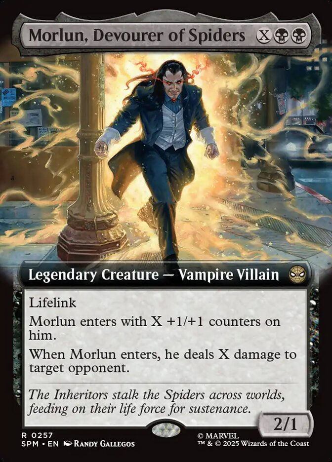 Morlun, Devourer of Spiders (SPM) (257) / Extended Art