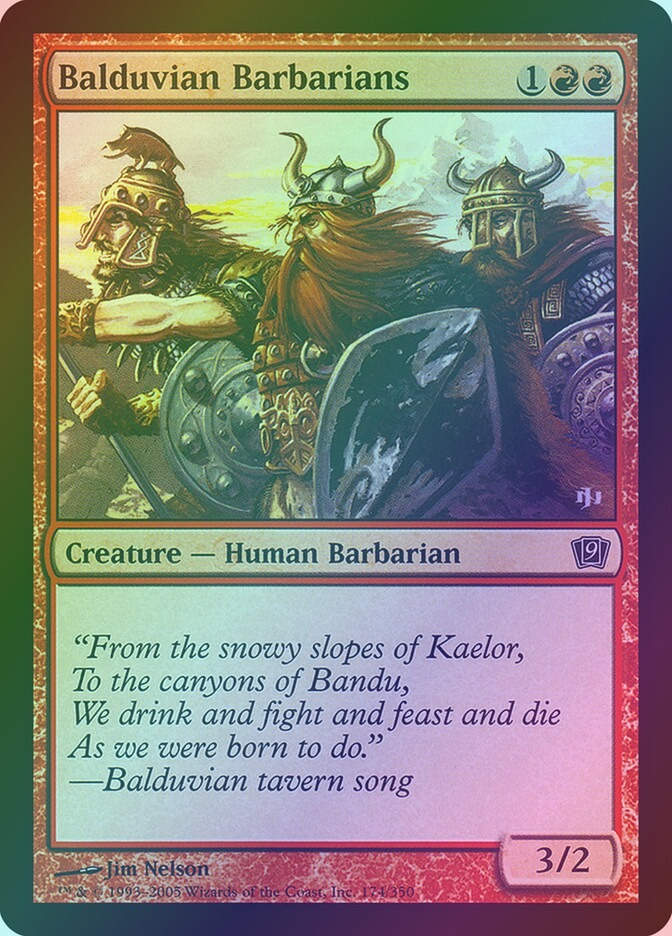 Balduvian Barbarians (9ED) (174★) / Foil
