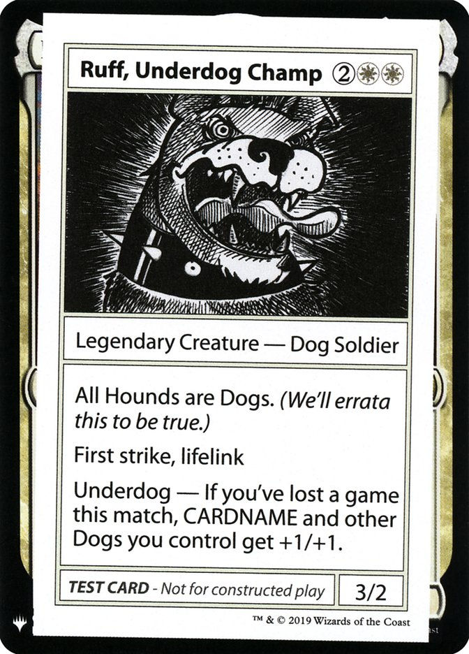 Ruff, Underdog Champ (CMB1) (10)