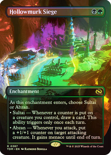 Hollowmurk Siege (TDM) (387) / Foil / Borderless
