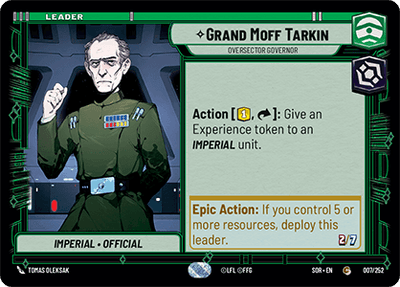 Grand Moff Tarkin - Oversector Governor (SOR_#007/252)