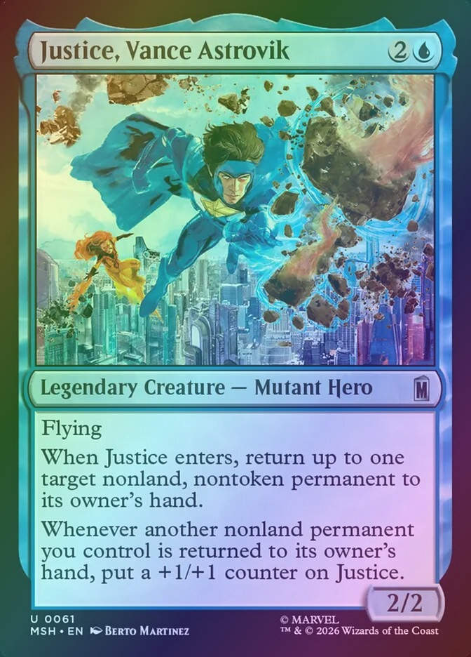 Justice, Vance Astrovik (MSH) (61) / Foil