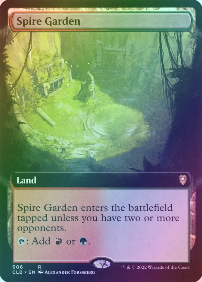 Spire Garden (CLB) (606) / Extended Art / Foil