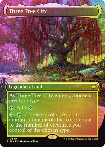 Three Tree City (blb) (339) / Borderless Foil