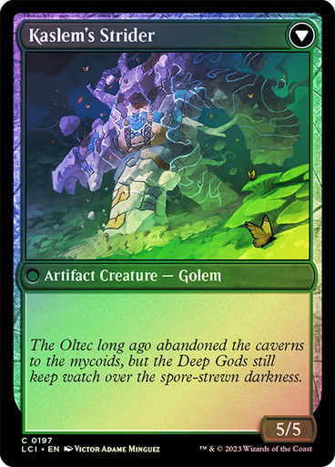 Kaslem's Stonetree // Kaslem's Strider (lci) / Foil — cara 2 de 2
