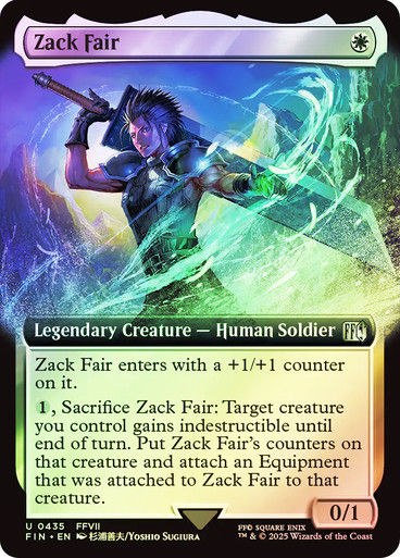 Zack Fair (FIN) (435) / Extended Art / Foil