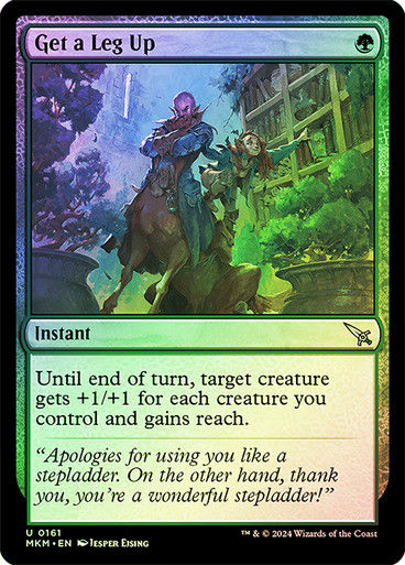 Get a Leg Up (mkm) (161) / Foil