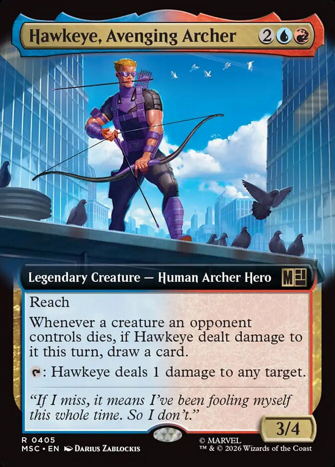 Hawkeye, Avenging Archer (MSC) (405) / Extended Art
