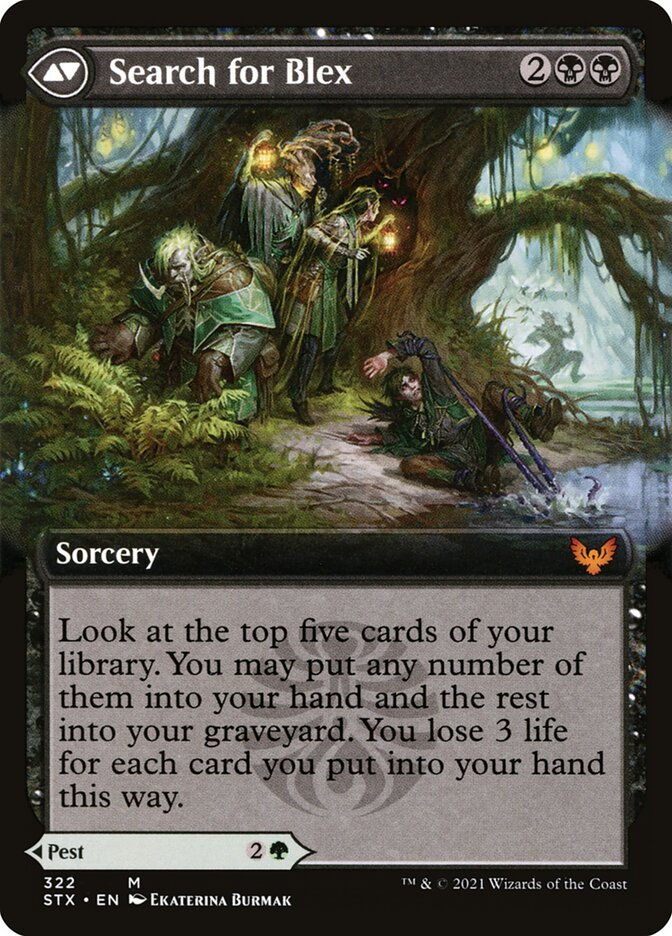 Blex, Vexing Pest // Search for Blex (STX) (322) / Extended Art — cara 2 de 2