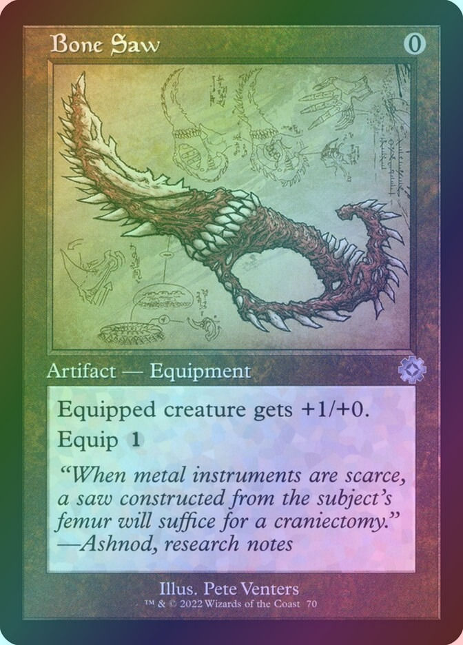 Bone Saw (BRR) (70) / Foil / Schematic