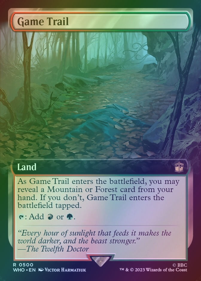 Game Trail (WHO) (500) / Extended Art / Foil