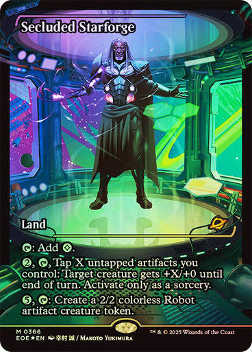 Secluded Starforge (EOE) (366) / Showcase / Foil