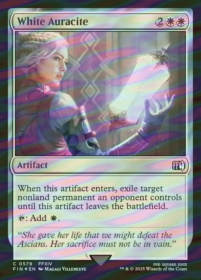 White Auracite (FIN) (579) / Surge Foil