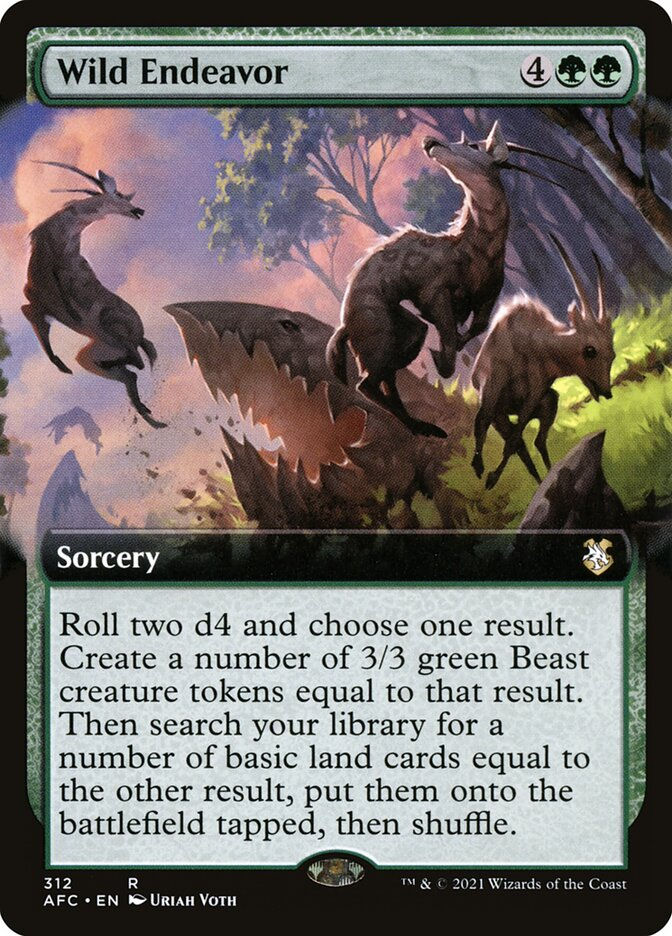 Wild Endeavor (AFC) (312) / Extended Art