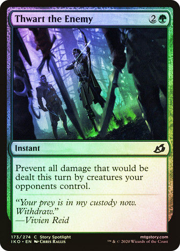 Thwart the Enemy (IKO) (173) / Foil