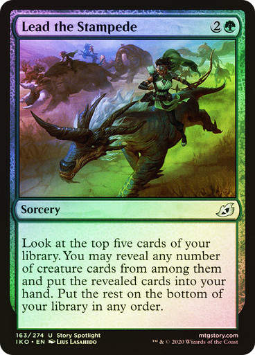 Lead the Stampede (IKO) (163) / Foil