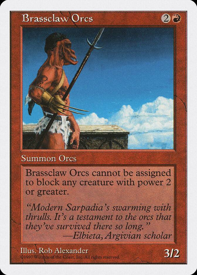 Brassclaw Orcs (5ED) (213)