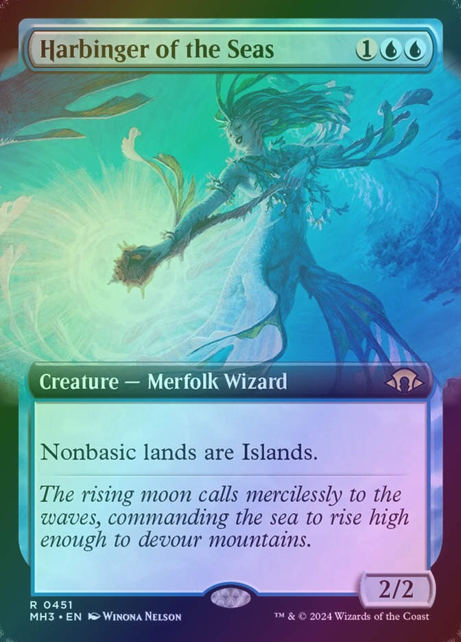Harbinger of the Seas (MH3) (451) / Extended Art / Foil