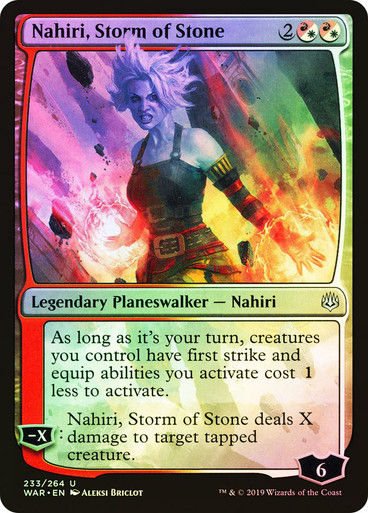 Nahiri, Storm of Stone (WAR) (233) / Foil