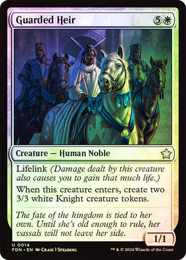 Guarded Heir (FDN) (14) / Foil