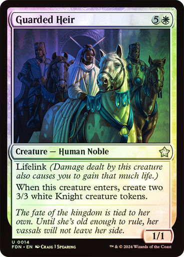 Guarded Heir (FDN) (14) / Foil