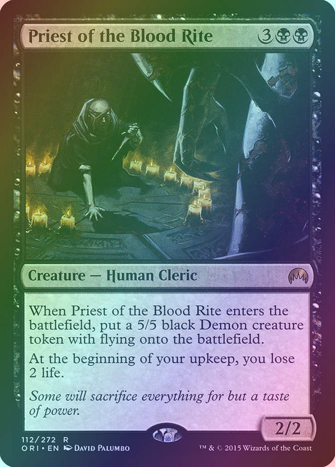 Priest of the Blood Rite (ORI) (112) / Foil