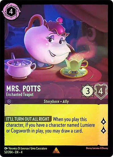 Mrs. Potts - Enchanted Teapot (LOR_URS) / Foil