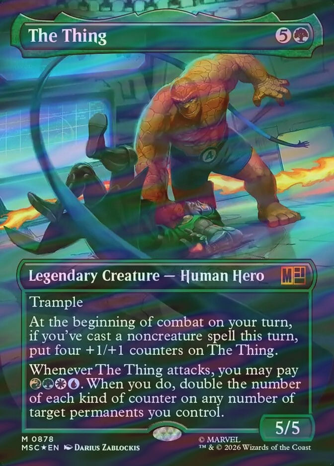 The Thing (MSC) (878) / Borderless / Surge Foil