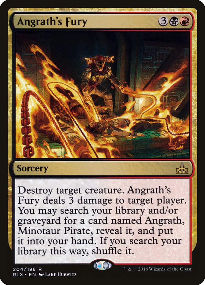 Angrath's Fury (RIX) (204)