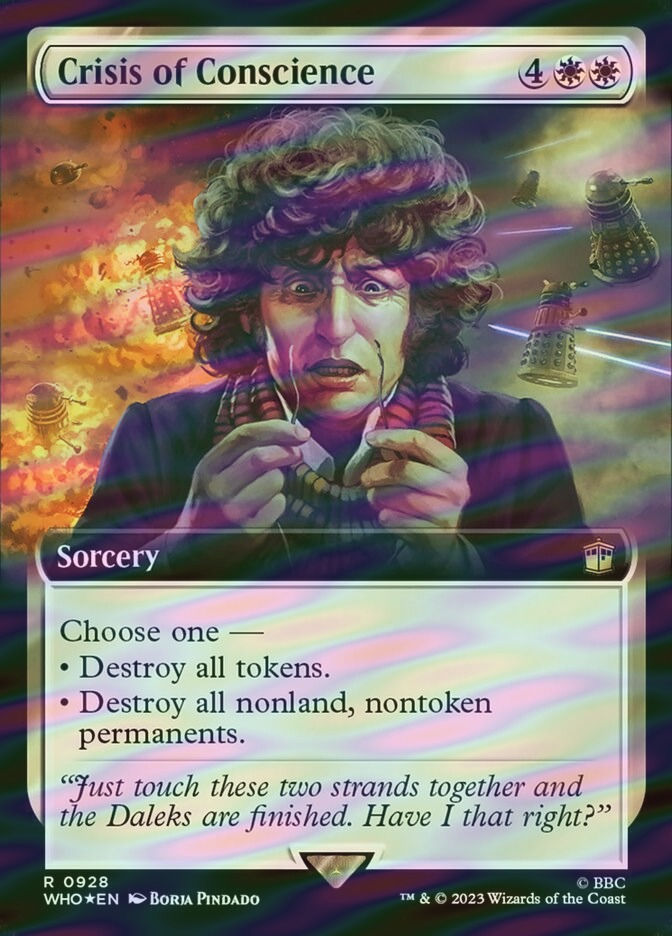 Crisis of Conscience (WHO) (928) / Extended Art / Surge Foil