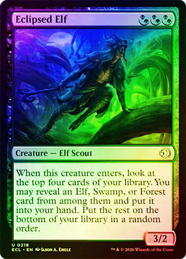 Eclipsed Elf (ECL) (218) / Foil