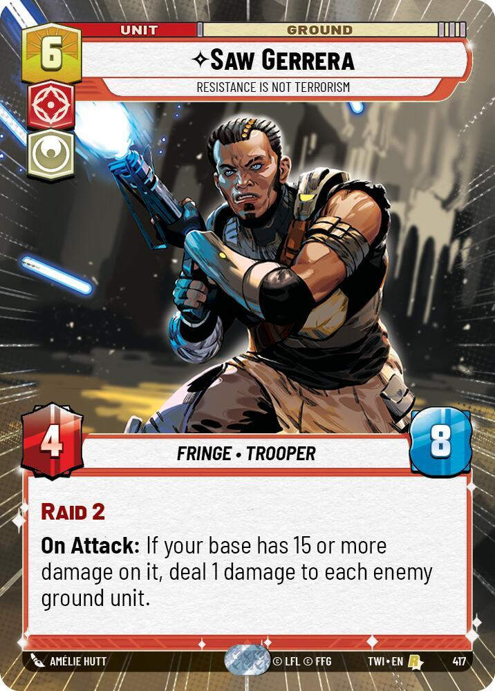 Saw Gerrera - Resistance is Not Terrorism (Hyperspace) (TWI) (417)