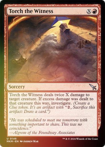 Torch the Witness (mkm) (146) / Foil