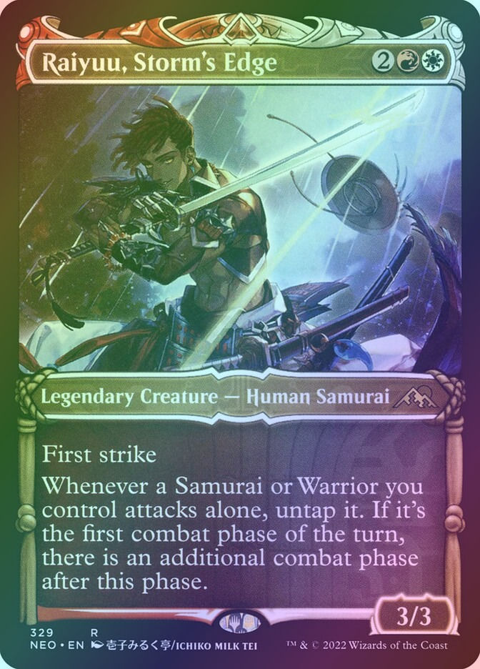 Raiyuu, Storm's Edge (NEO) (329) / Showcase / Foil